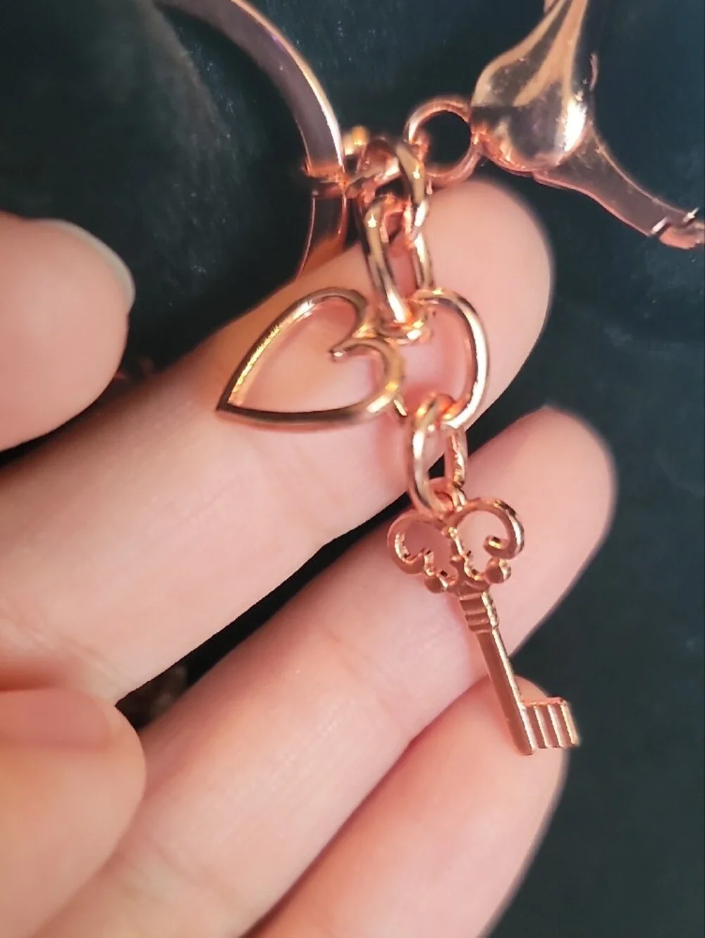 Drop Bead Purse or Keychain Charm with Accents